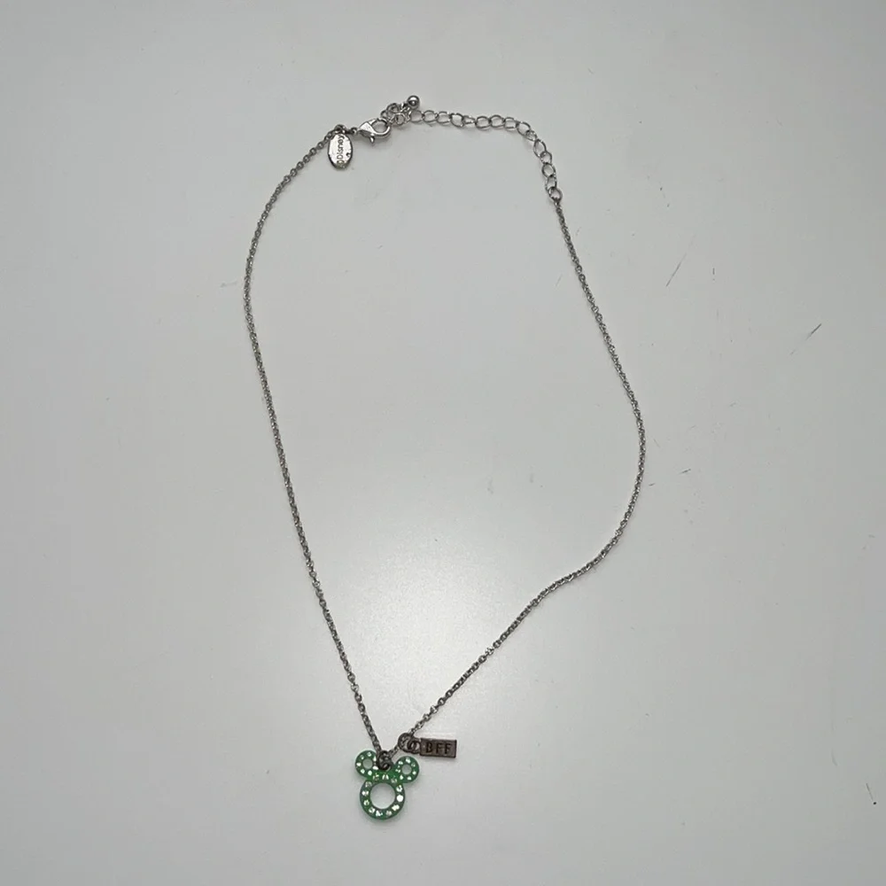 Disney Rhinestone Mickey Mouse Ears/BFF Necklace